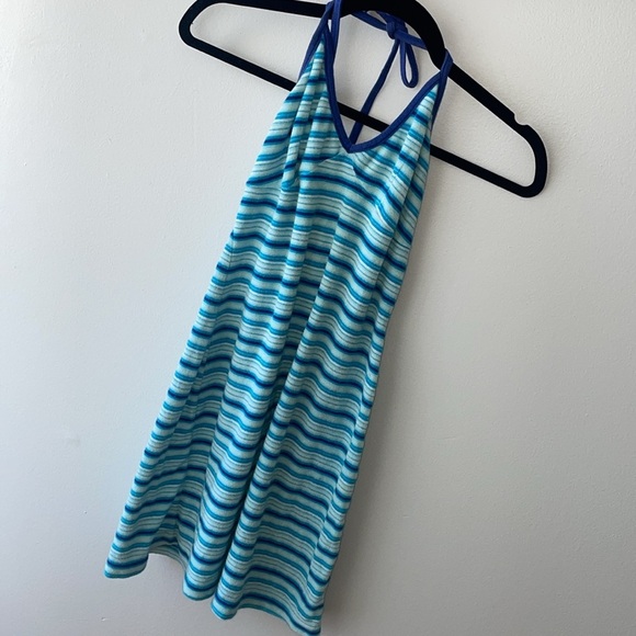 Express Tie-Up Striped Towel Dress XS - Picture 2 of 4
